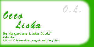 otto liska business card